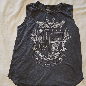 Pink Fox Gray Tank Top